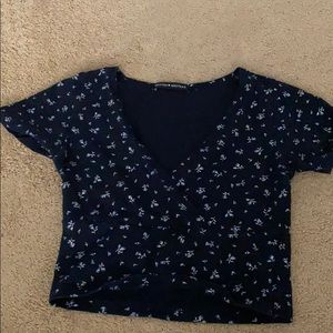 brandy melville flower amara top
